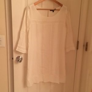White ruffle dress by Sanctuary